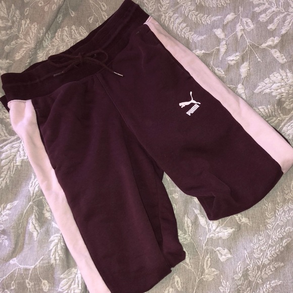 🥞Burgundy Puma Sweatpants🥐 - Picture 2 of 3
